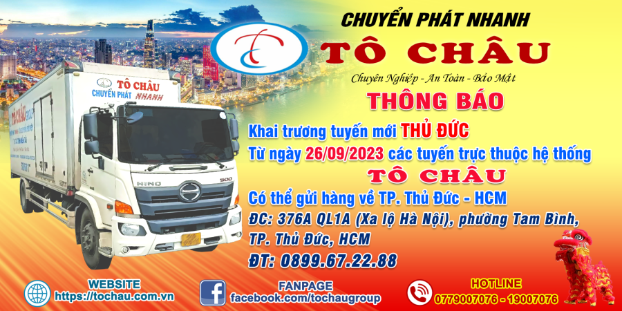 to chau thong bao khai truong tuyen thu duc